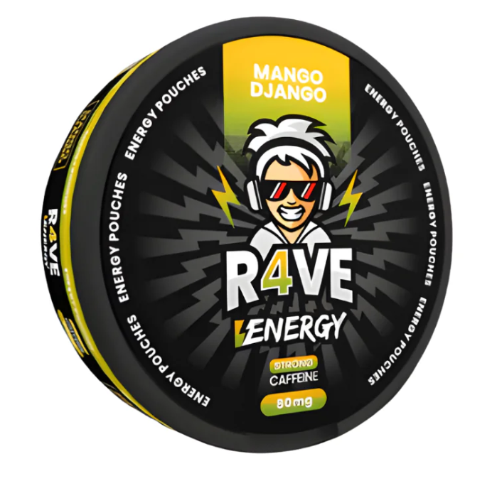 R4VE ENERGY POUCHES MANGO DJANGO 5.50€